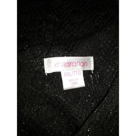 Black Shimmer Sheath Dress - Picture 5 of 5